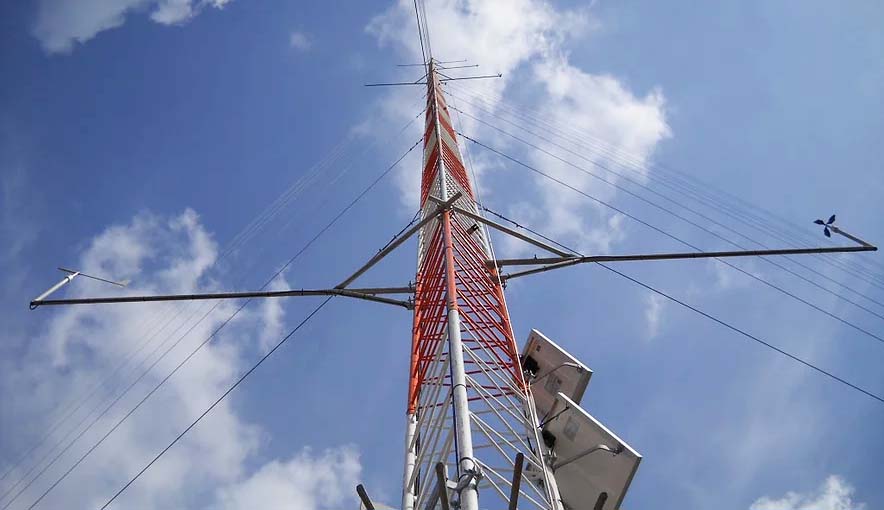 wind measurement tower