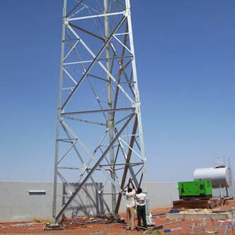 Congo Brazzavile steel tower