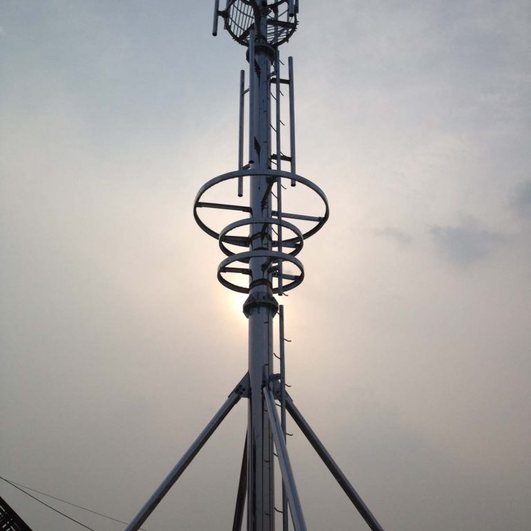 Rooftop Steel Monopole Tower